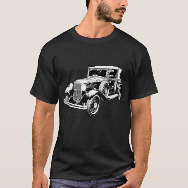Camiseta Assistente de Hillman Clássico 1931 Arte de Desenh (Frente)
