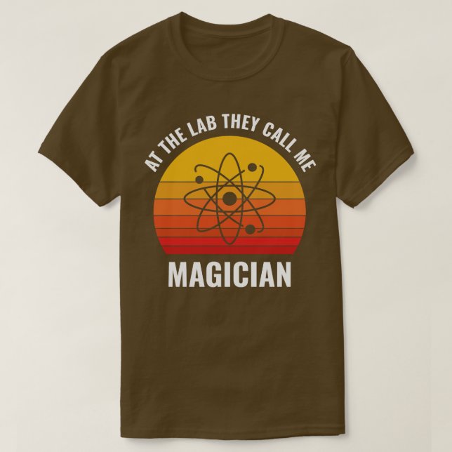 Camiseta Assistente de Laboratório de Química da Ciência da (Frente do Design)