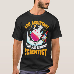 Camiseta Assistente De Laboratório Do Cientista Louco De An
