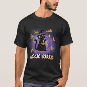 Camiseta Assistente de Magia de Gato Preto Engraçado da Acc