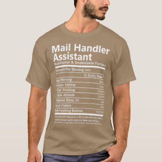 Camiseta Assistente de Manipulador de Correio Nutricional e
