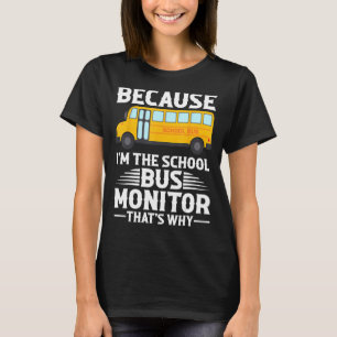 Camiseta Assistente de Ônibus Escolar Essenciais