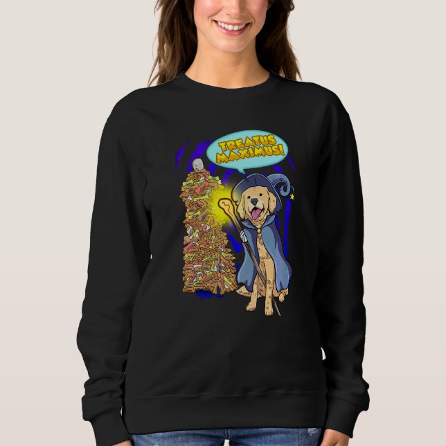 Camiseta Assistente de Ouro de Cachorro Retriever Magic Wan (Frente)