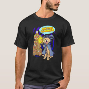 Camiseta Assistente de Ouro de Cachorro Retriever Magic Wan