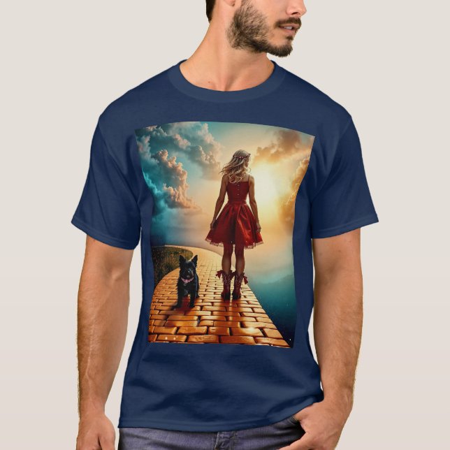 Camiseta Assistente de Oz - Estilo Moderno (Frente)