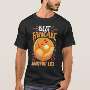 Camiseta Assistente de Pancake Melhor de Criador Nunca