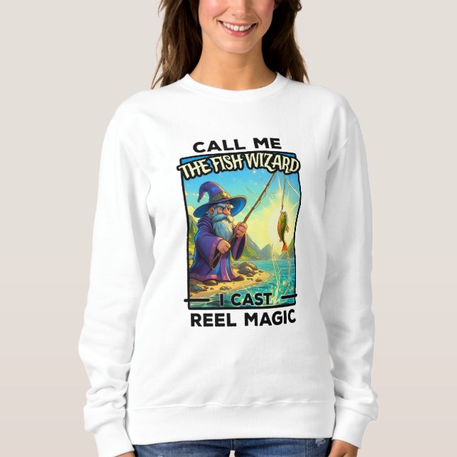 Camiseta Assistente de Pesca Fantasia - Reel Magic (Frente)