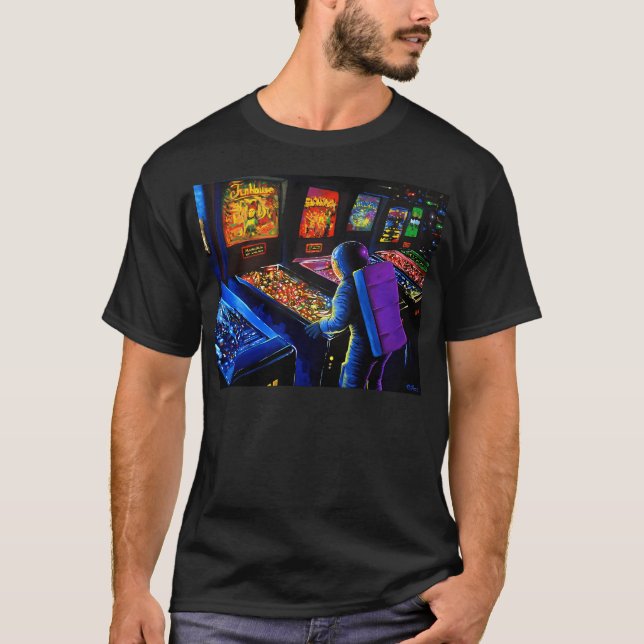 Camiseta Assistente de Pinball (Frente)