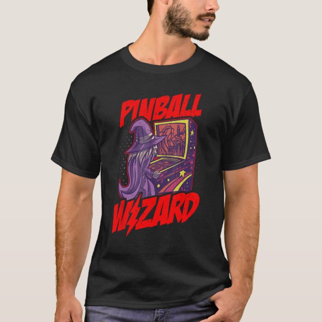 Camiseta Assistente De Pinball Para Lover De Pinball 1 (Frente)