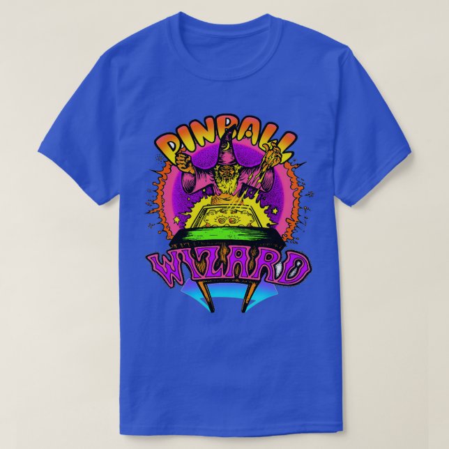 Camiseta Assistente de Pinball Vintage (Frente do Design)