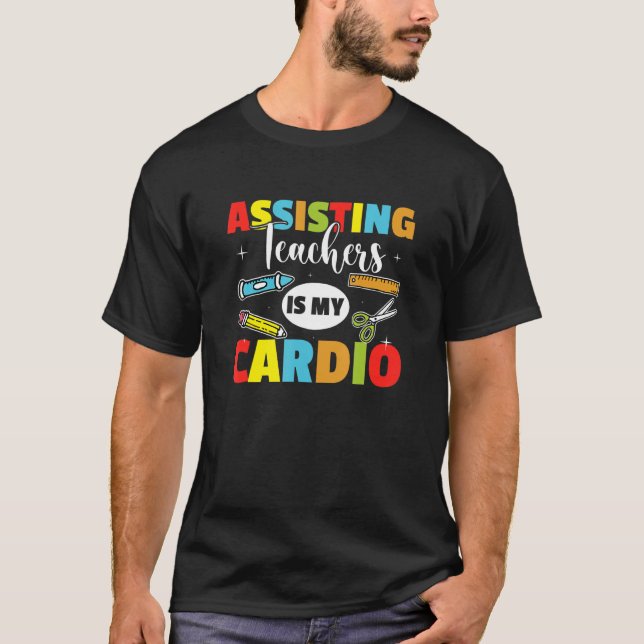 Camiseta Assistente de Professor Auxiliar Paraprofissional  (Frente)