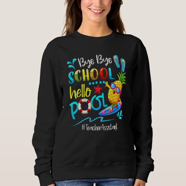 Camiseta Assistente de Professores de Alô de Piscina da Esc (Frente)