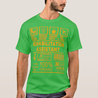 CAMISETA ASSISTENTE DE REABILITAÇÃO NICE DESIGN 2017