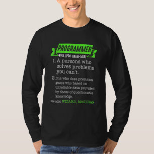 Camiseta Assistente De Roupa Do Programador De Computador P