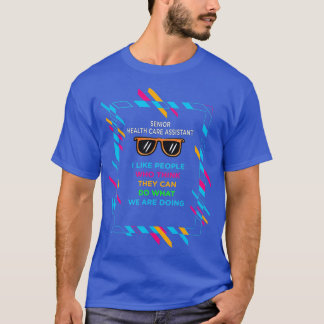 Camiseta ASSISTENTE DE SAÚDE DO mais velho