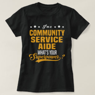 Camiseta Assistente de serviço comunitário
