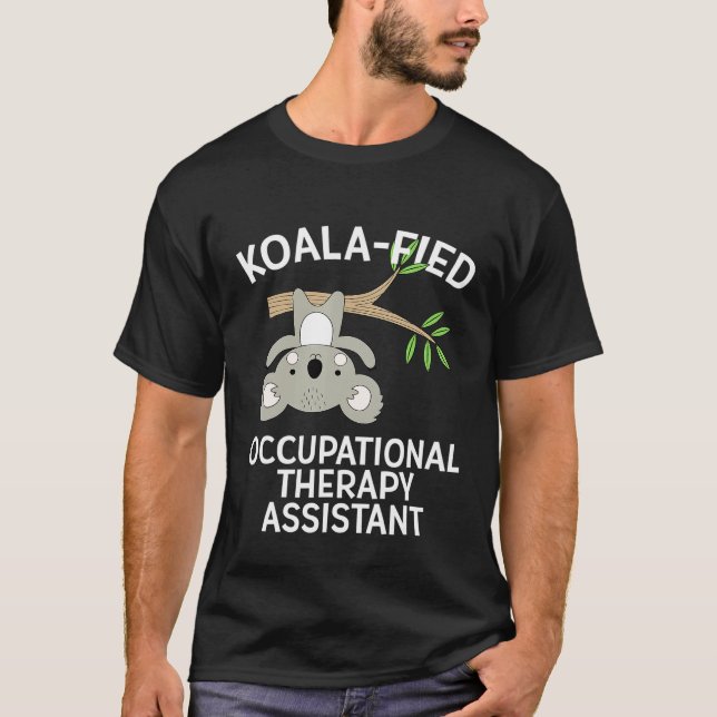 Camiseta Assistente De Terapia Ocupacional Cute Koala Ot Ot (Frente)