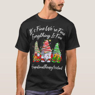 Camiseta Assistente de Terapia Ocupacional Tudo Está Bem 