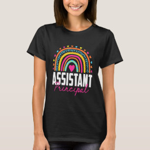 Camiseta Assistente de Trabalho Principal Colaborador Rainb