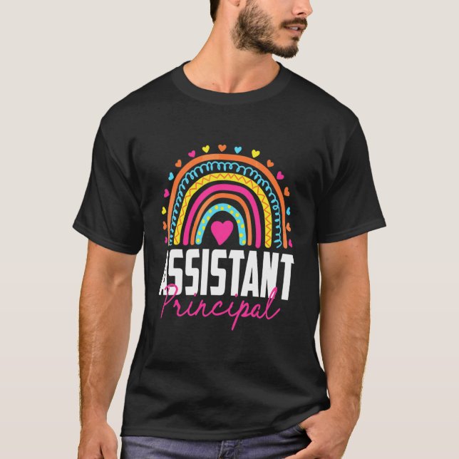 Camiseta Assistente de Trabalho Principal Colaborador Rainb (Frente)