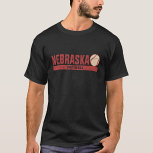 Camiseta Assistente De Treinador De Softball Do Nebraska Vi