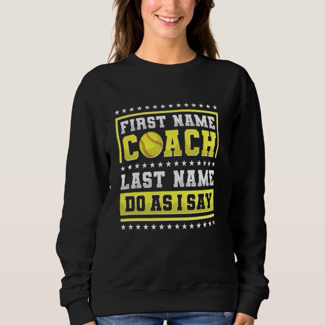 Camiseta Assistente De Treinamento De Softball - Em Minha D (Frente)