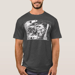 Camiseta Assistente de varinha do crânio assustador TSirt c