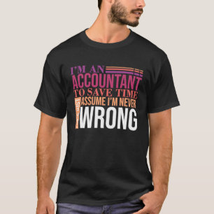 Camiseta Assistente de Vida Contábil em Números Contabilida