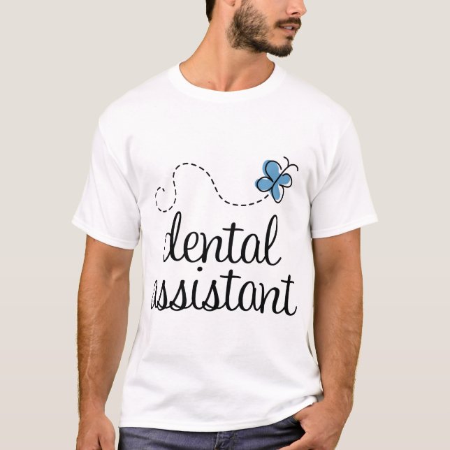 Camiseta Assistente dental bonito (Frente)