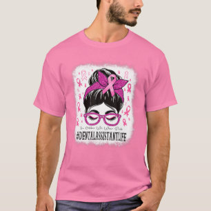 Camiseta Assistente Dental Em Outubro Vestimos Mulheres Ros