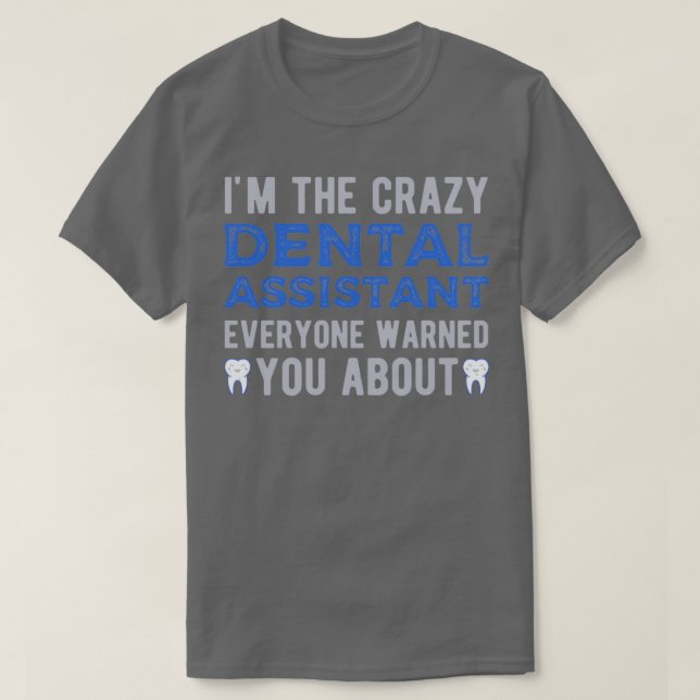 Camiseta Assistente dentário 1 (Frente do Design)