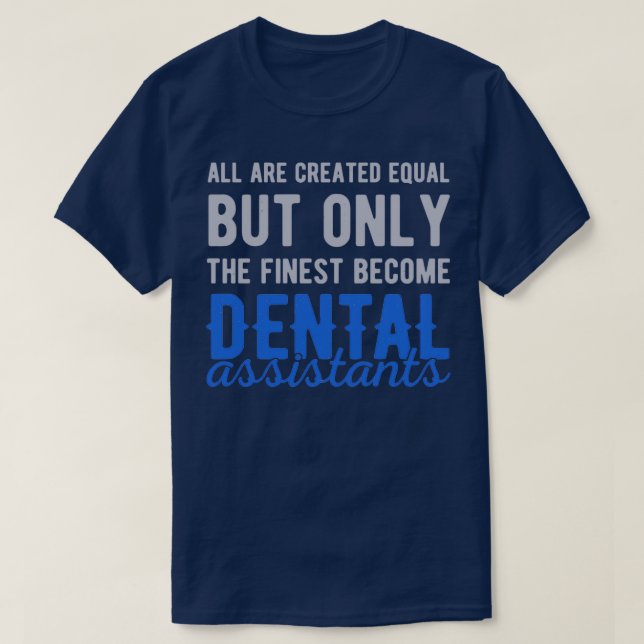 Camiseta Assistente dentário 23 (Frente do Design)