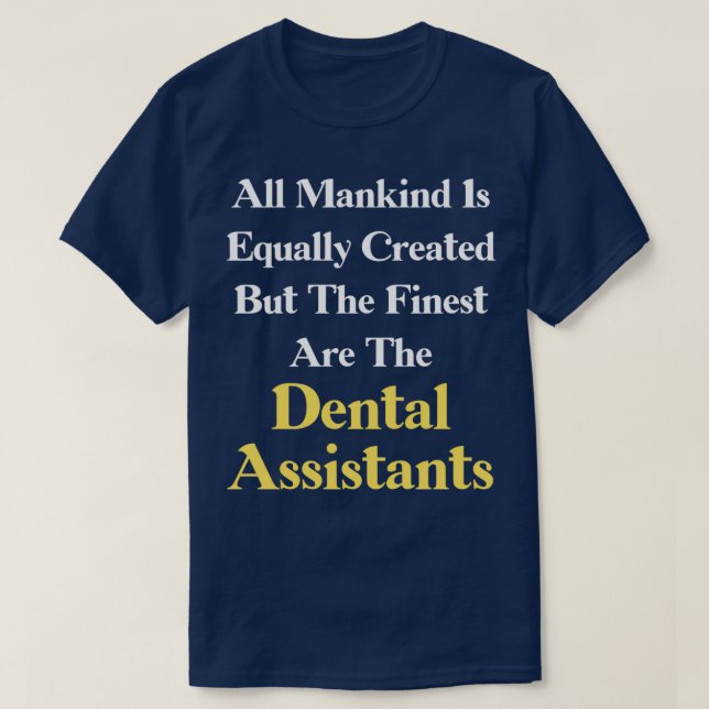Camiseta assistente dentário 3 (Frente do Design)