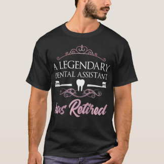 Camiseta Assistente dentário de assistente dentário aposent