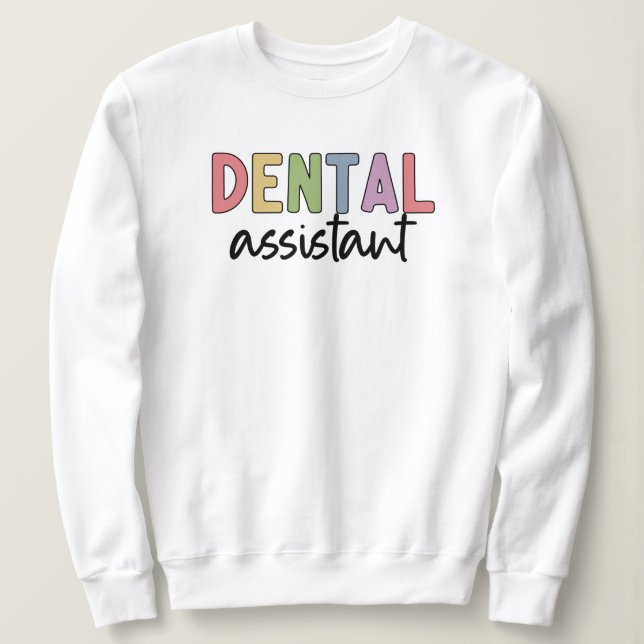 Camiseta Assistente dentário | Presentes para Dentista Assi (Frente do Design)