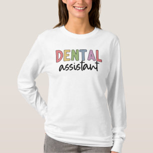 Camiseta Assistente dentário Presentes para Dentista Assi