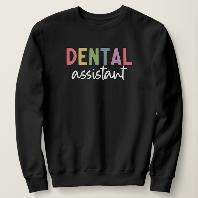 Camiseta Assistente dentário | Presentes para Dentista Assi (Frente do Design)