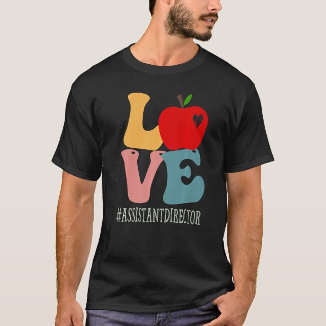 Camiseta Assistente Diretor Adora Apple Groovy Cute De Volt (Frente)