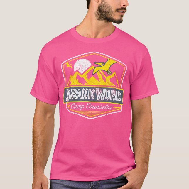 Camiseta Assistente do Campo Mundial Jurássico - Gráfico Em (Frente)