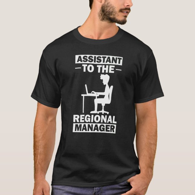 Camiseta Assistente do Gerente Regional Para a Administraçã (Frente)