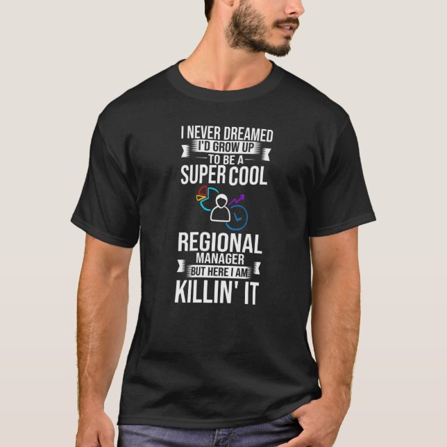 Camiseta Assistente do Gerente Regional Para a Administraçã (Frente)