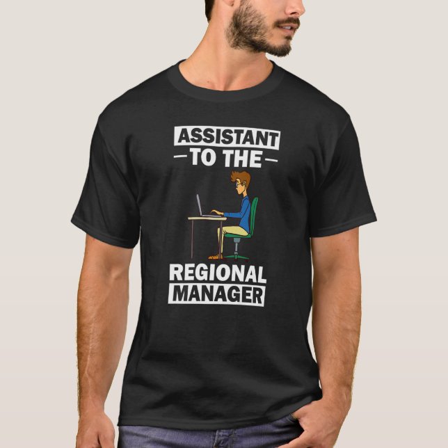 Camiseta Assistente Do Gerente Regional Para Gerenciamento  (Frente)