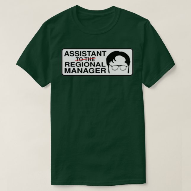 Camiseta Assistente do gestor regional 22 (Frente do Design)