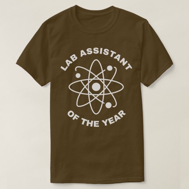 Camiseta Assistente do Laboratório de Química da Science (Frente do Design)