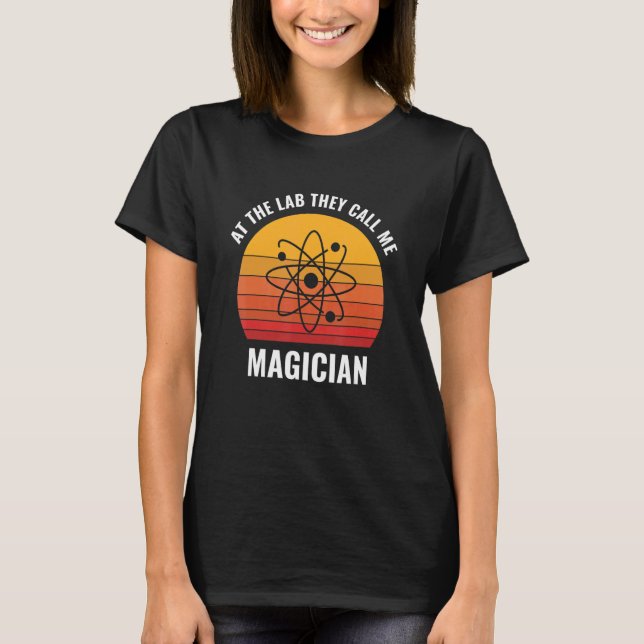 Camiseta Assistente do Laboratório de Química da Science (Frente)