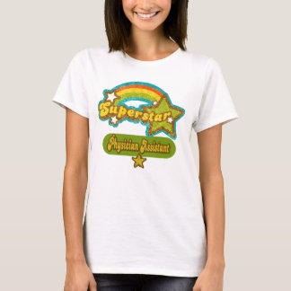 Camiseta Assistente do médico da estrela mundial