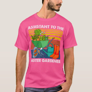 Camiseta Assistente Do Mestre Jardineiro Jardim Vintage