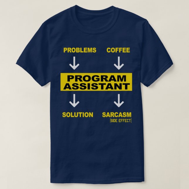 CAMISETA ASSISTENTE DO PROGRAMA 4 (Frente do Design)