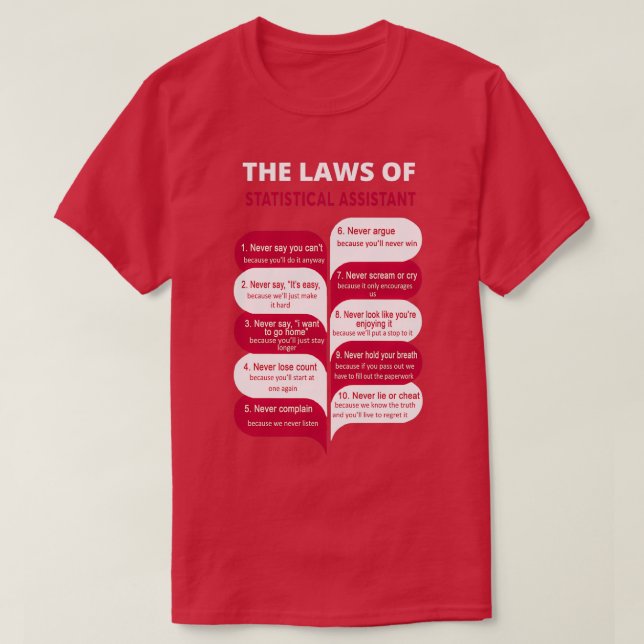 Camiseta ASSISTENTE ESTATÍSTICO MELHOR DESIGN 2017 TSh clás (Frente do Design)