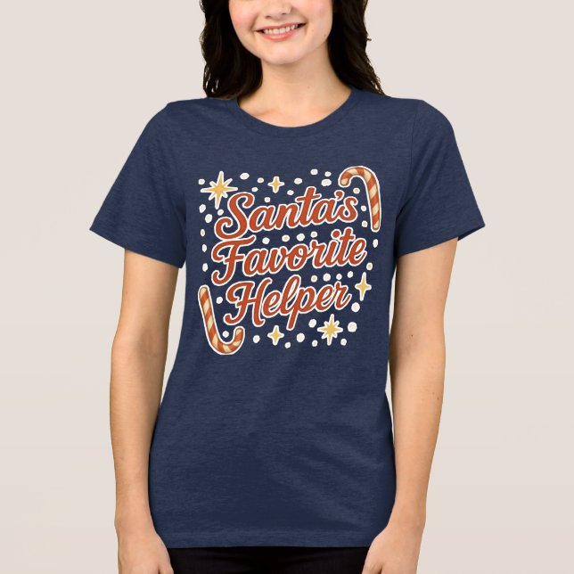 Camiseta Assistente Favorito do Papai Noel (Frente)